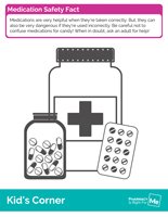 Medications Coloring Page